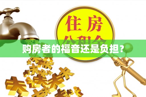 明溪购房者的福音还是负担？