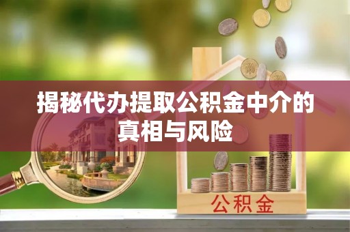 明溪揭秘代办提取公积金中介的真相与风险