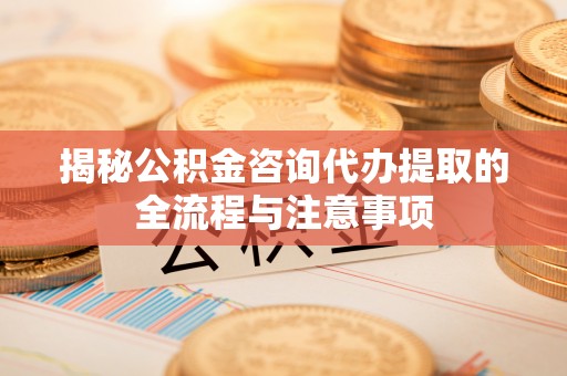 明溪揭秘公积金咨询代办提取的全流程与注意事项