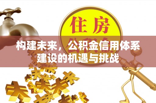 明溪构建未来，公积金信用体系建设的机遇与挑战