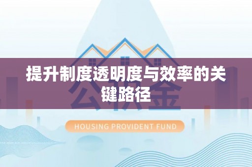 明溪提升制度透明度与效率的关键路径