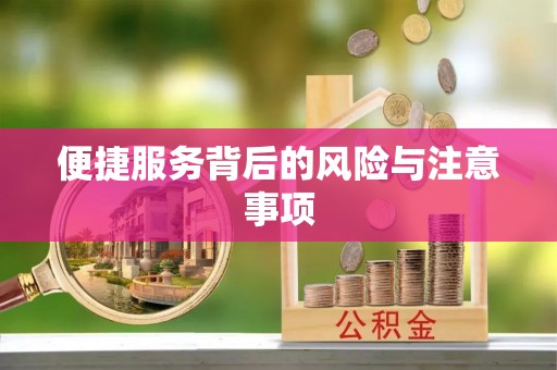 明溪便捷服务背后的风险与注意事项